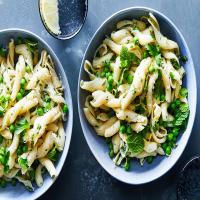 Pasta With Fresh Herbs, Lemon and Peas image