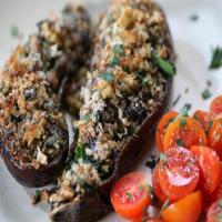 Stuffed Eggplant with Veal and Spinach image