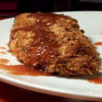 Pecan Crusted Chicken With Raspberry Drizzle image