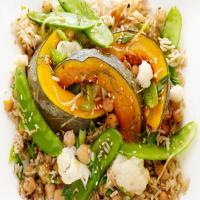 Steamed Vegetables With Roasted Chickpeas_image
