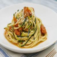 Zucchini Spaghetti with Sun Gold Tomato Sauce Recipe - (5/5) image