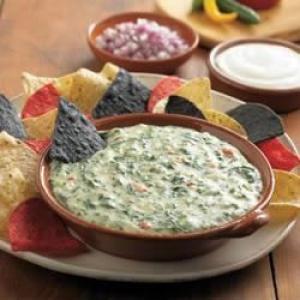 Festive Spinach Queso Dip_image