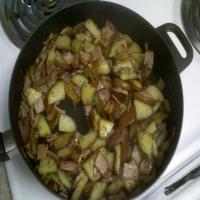 Easy Hot Dogs and Potatoes image