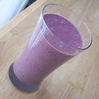 Blueberry, Banana, and Peanut Butter Smoothie image