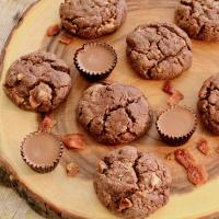Chocolate, Peanut Butter, and Bacon Cookies image
