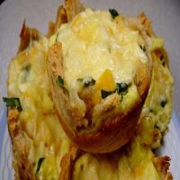 Cheese Corn and Spinach Quiches image