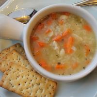 Chicken, Rice and Vegetable Soup image