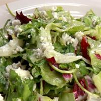 Salad of Mesclun Greens with Dried Cranberries, Mascarpone Dumplings and Champagne Vinaigrette_image