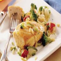 Broccoli and Chicken Orzo Salad image