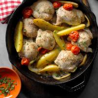 Skillet-Roasted Lemon Chicken with Potatoes image
