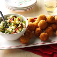 Turkey Croquettes with Cranberry Salsa image