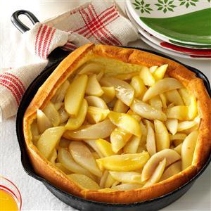 Apple-Pear Puff Pancake Recipe_image