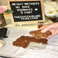 Weight Watchers No Bake Brownies - zero points per serving_image
