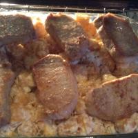 Hash Brown and Pork Chop Casserole image
