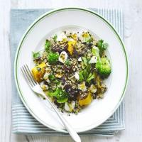 Quinoa, squash & broccoli salad image