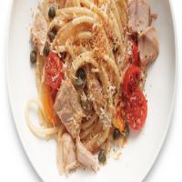 Spaghetti with Tuna, Capers, and Tomatoes image