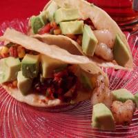 Shrimp Tacos With Warm Corn Salsa image