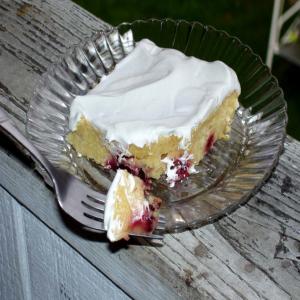 Lemony Cherry or Berry Poke Cake image