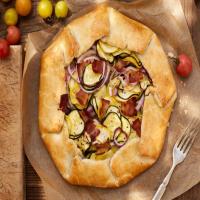 Summer Squash and Bacon Galette image