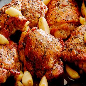 Awesome Baked Garlic & Chicken image