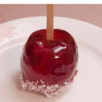 Candied Apples Topped With Coconut_image