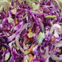 Red Apple, Onion, and Cabbage Salad image