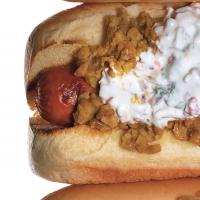 Hot Dogs with Dal and Red-Onion Raita_image