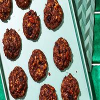 Double-Chocolate Oatmeal Cookies With Pecans and Cherries_image
