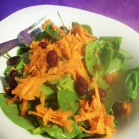 Spinach and Carrot Salad image