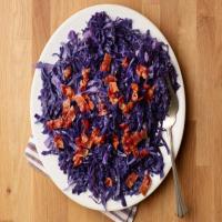 Microwave Red Cabbage with Bacon and Caraway Seeds image