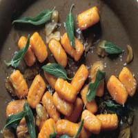 Sweet Potato Gnocchi with Fried Sage and Shaved Chestnuts_image