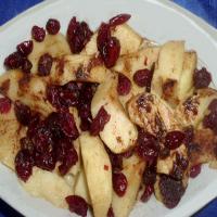 Baked Apple With Cranberries image