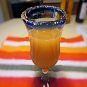 Grapefruit Margaritas With Chipolte Chili Salt and Lime image