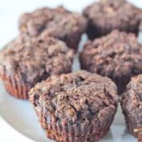 Healthy Chocolate Zucchini Muffins_image