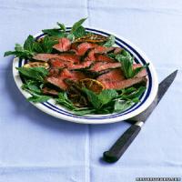 Grilled Butterflied Leg of Lamb with Tahini-Mint Marinade_image