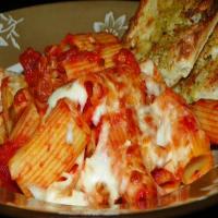 Rigatoni with Cheese and Italian Sausage_image