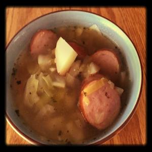 Cabbage Sausage and Potato Soup_image