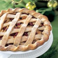 Apple and Dried-Cherry Lattice Pie image