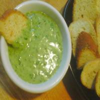 Garlic Spinach Cheese Fondue (The Stinking Rose Rest.)_image