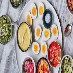 Relish Tray With D.I.Y. Eggs image