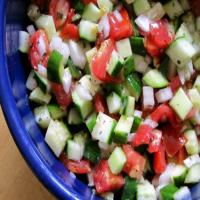 Cucumber, Tomato, Mint Salad_image