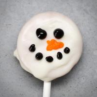 Mint Chocolate Snowman Ritz Pops Recipe by Tasty image