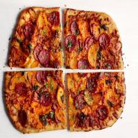 Butternut Squash-Soppressata Pizza image