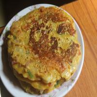 Vegetarian Omelette Recipe - Omelette without Eggs_image