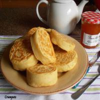 Old Fashioned Home-Made English Crumpets for Tea-Time image