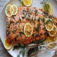 Salmon Roasted in Butter image