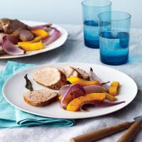 Roast Pork with Squash and Onions_image