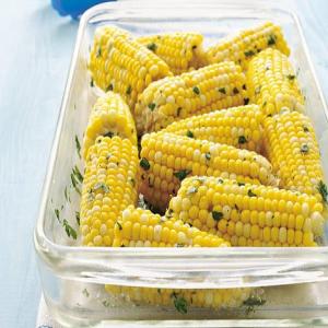 Oven-Steamed Herbed Corn_image