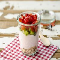 Overnight Oatmeal with Yogurt and Fruit image