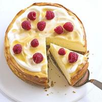 Luscious lemon baked cheesecake image